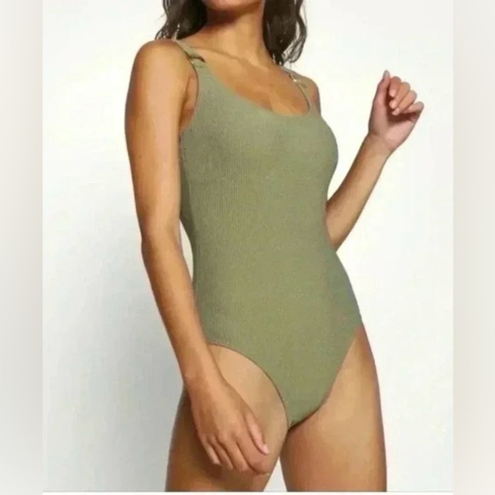 Michael Kors Army Green Swimsuit - Picture 3 of 12